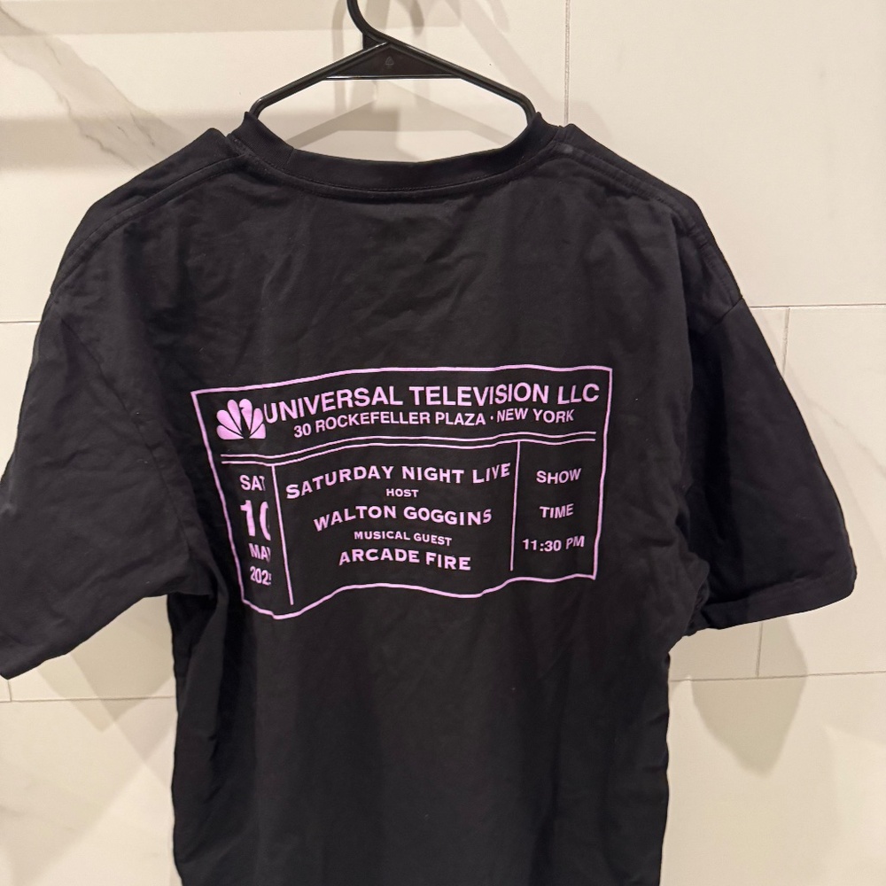 SNL Season 50 Concert Tee | Walton Goggins & Arcade Fire